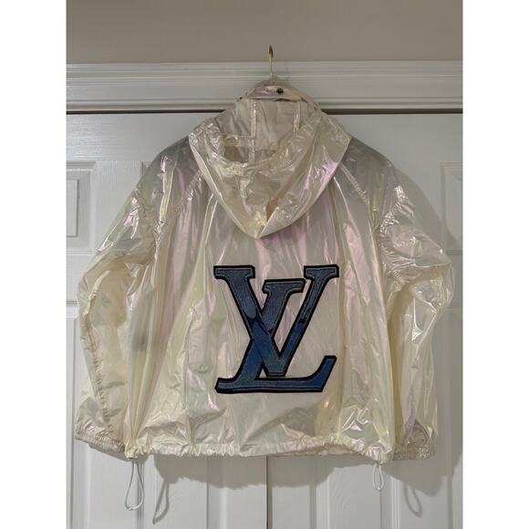 Louis Vuitton Virgil Abloh SS19 Iridescent Prism Anorak Windbreaker Jacket 48 - Picture 13 of 16